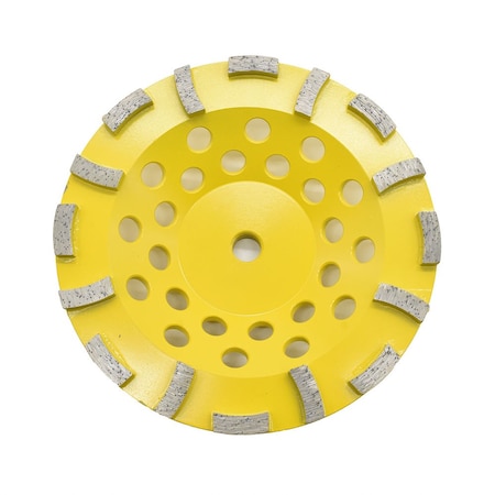 Specialty Diamond 7in Grinding Turbo Cup Wheel Steel Body with 5/8in-11 Threads 7STRCW